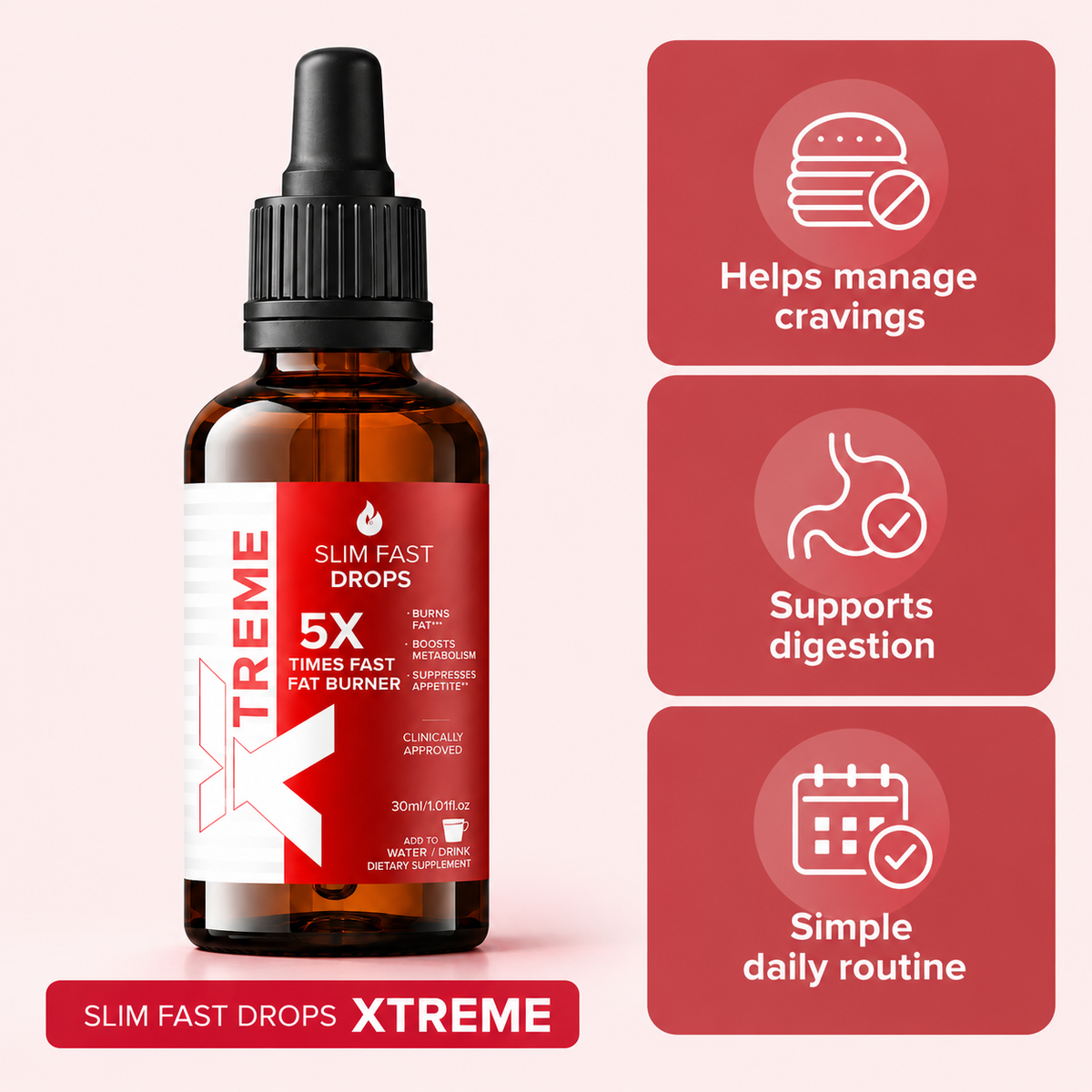 SlimFast Xtreme Organic Burn Drops